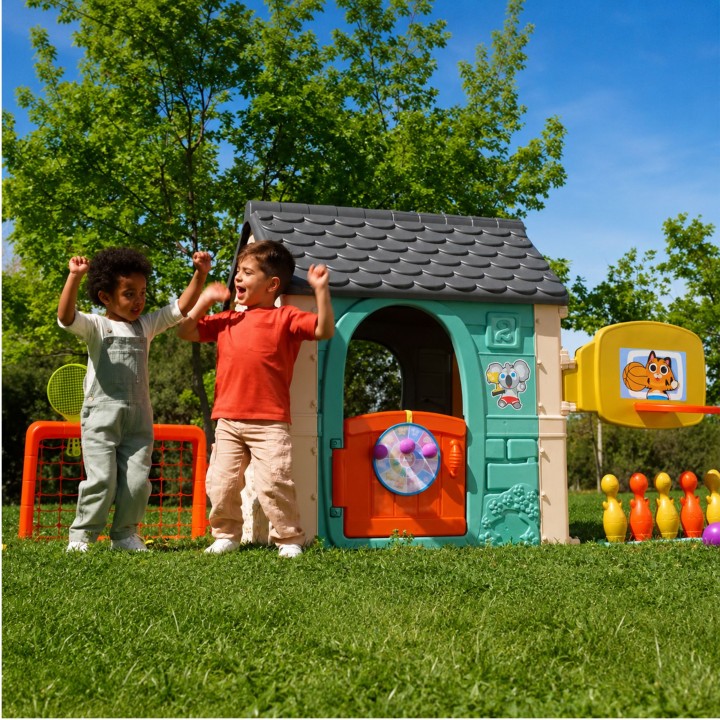 FEBER 6-in-1 Activity House with Games - Multifunctional Toy