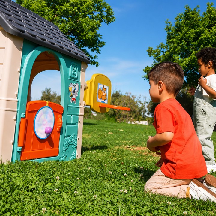 FEBER 6-in-1 Activity House with Games - Multifunctional Toy