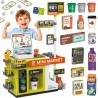 WOOPIE Kasa Sklepowa Samoobsługowa Mini Market Ekspres Akcesoria