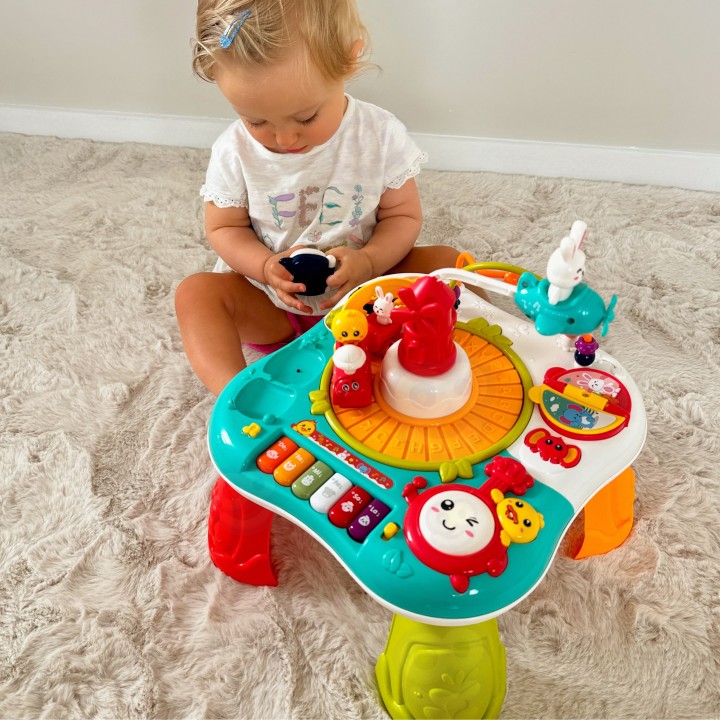 Interaktywny Stolik Edukacyjny 2w1 dla Dzieci WOOPIE BABY