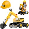 FALK JCB DIGGER Excavator Rotating Yellow Moving Bucket From 3 Years.