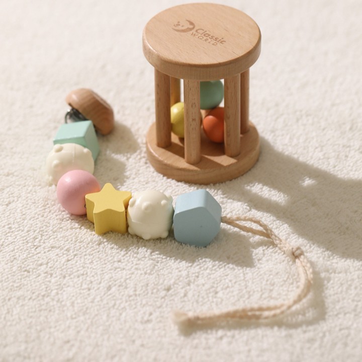 Pastel Set for Babies CLASSIC WORLD - First Toys 0-6m