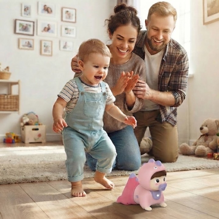 WOOPIE BABY Crawling Baby with Melodies and Lights