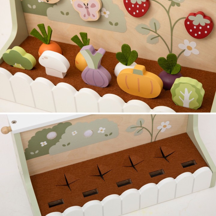 Wooden garden for the little gardener Viga PolarB - 22-piece set