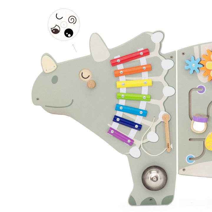 VIGA Ścienny Panel Aktywności Triceratops 18m+