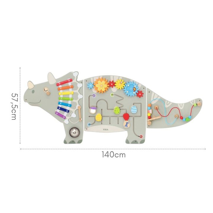 VIGA Ścienny Panel Aktywności Triceratops 18m+
