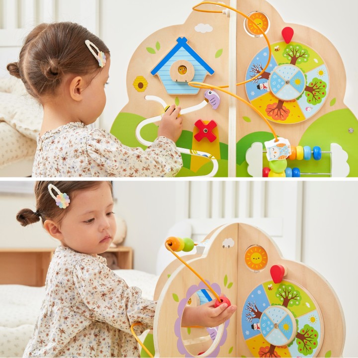 VIGA Wooden Activity Tree Educational Center 18m+