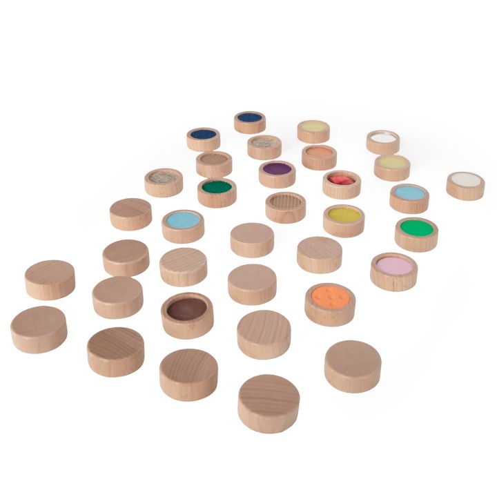 VIGA Sensory Touch Memory Blocks 36 pcs.