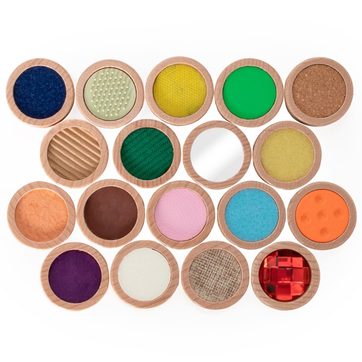 VIGA Sensory Touch Memory Blocks 36 pcs.