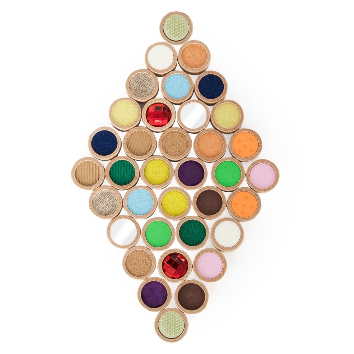 VIGA Sensory Touch Memory Blocks 36 pcs.