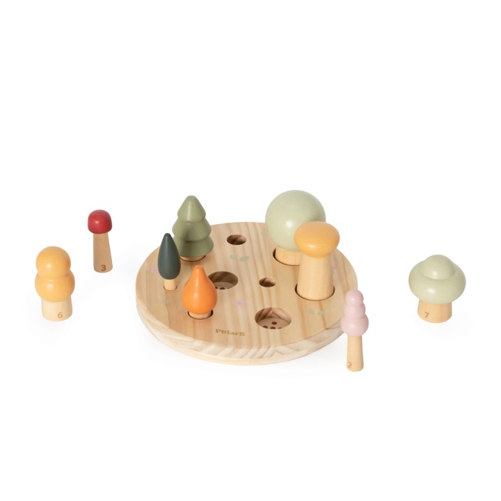 VIGA PolarB Forest Trees – Counting Puzzle 1–9