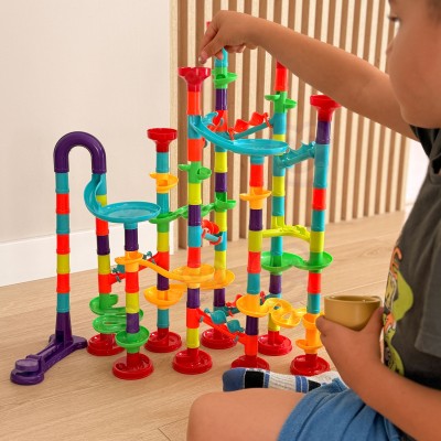 Klocki Konstrukcyjne Marble Run Tor Kulkowy 142 el. Woopie