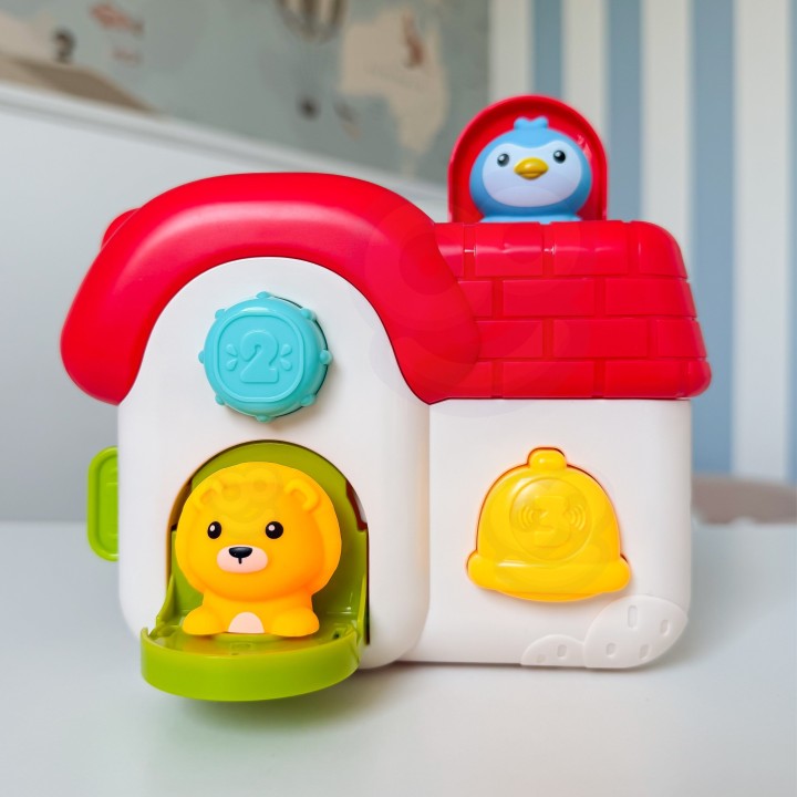 WOOPIE Interactive Pop-Up Animal House Toy 18m+