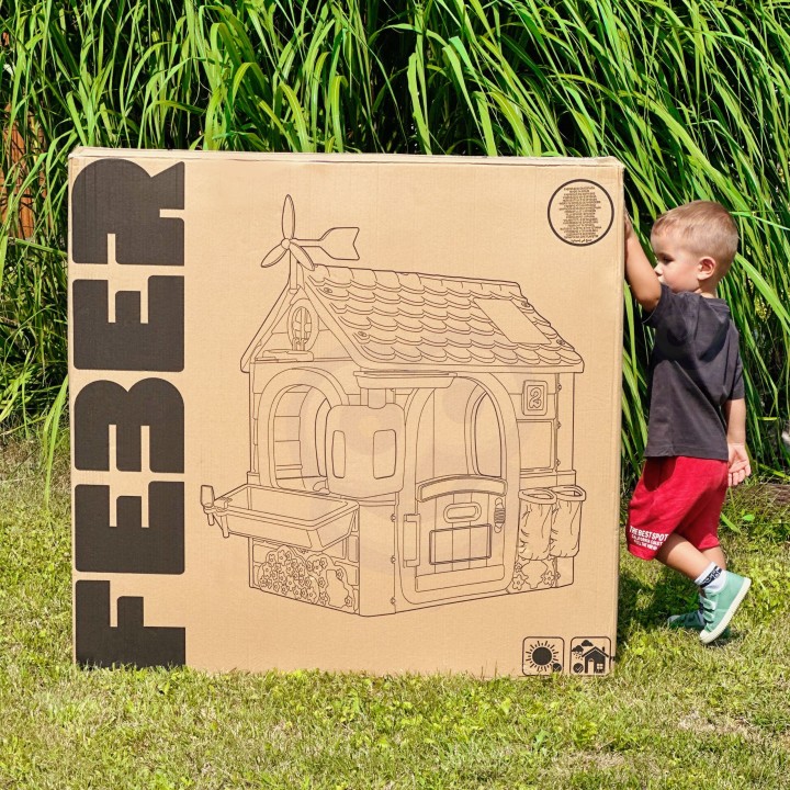 FEBER Domek ogrodowy Recycle Eco - Segregacja Odpadów i Zielona Energia