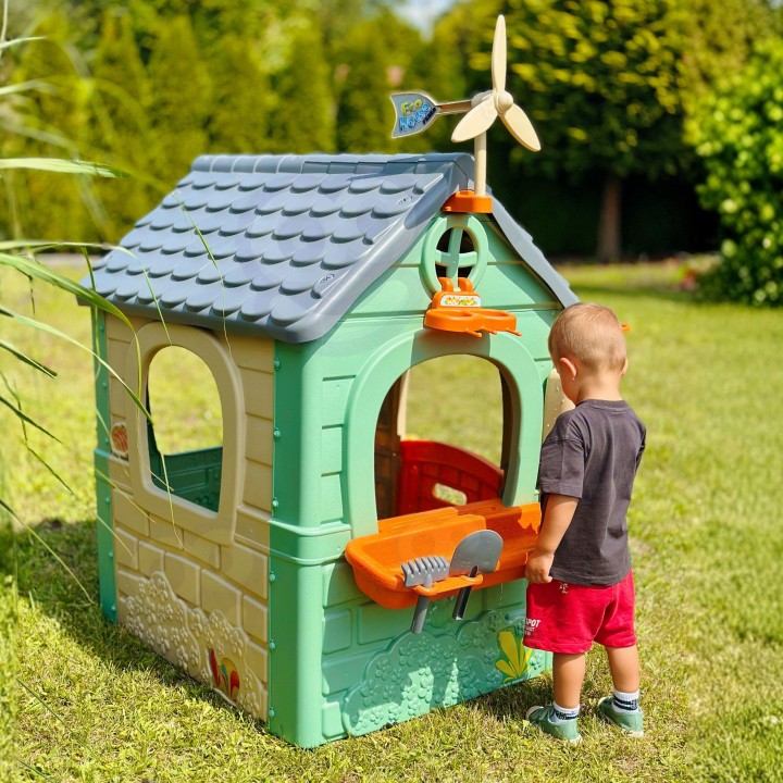 FEBER Recycle Eco Garden House - Waste Segregation and Green Energy