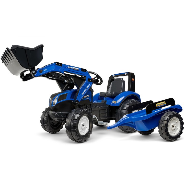 Traktor FALK New Holland T8 z Łyżką i Przyczepą 3-7 lat