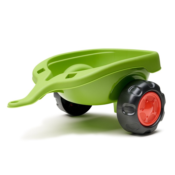 FALK Claas Tractor with Trailer, Loader and Bucket - Toy