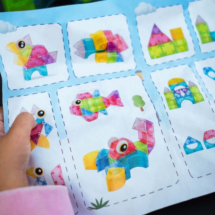 WOOPIE Klocki Magnetyczne M Block 21 el. – Kreatywna Zabawa