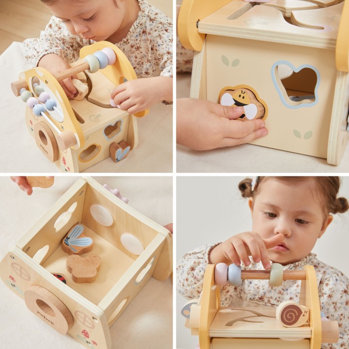 VIGA PolarB Wooden Activity Mushroom for Children 18m+