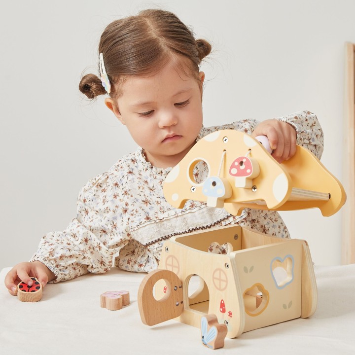 VIGA PolarB Wooden Activity Mushroom for Children 18m+