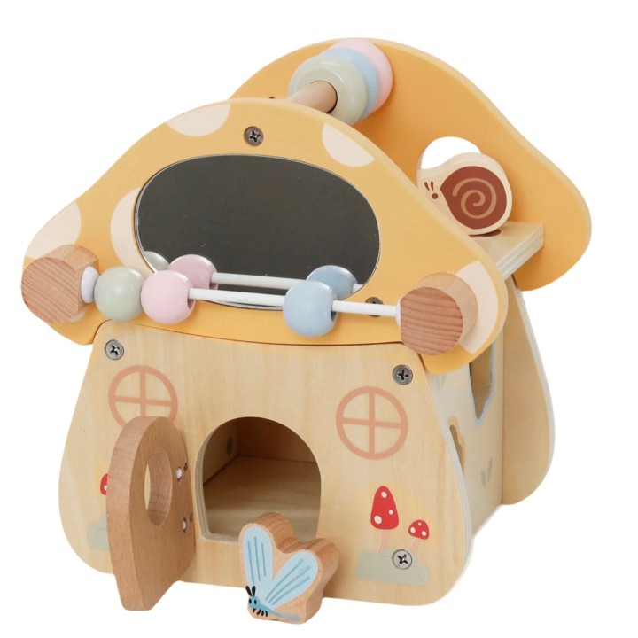 VIGA PolarB Wooden Activity Mushroom for Children 18m+