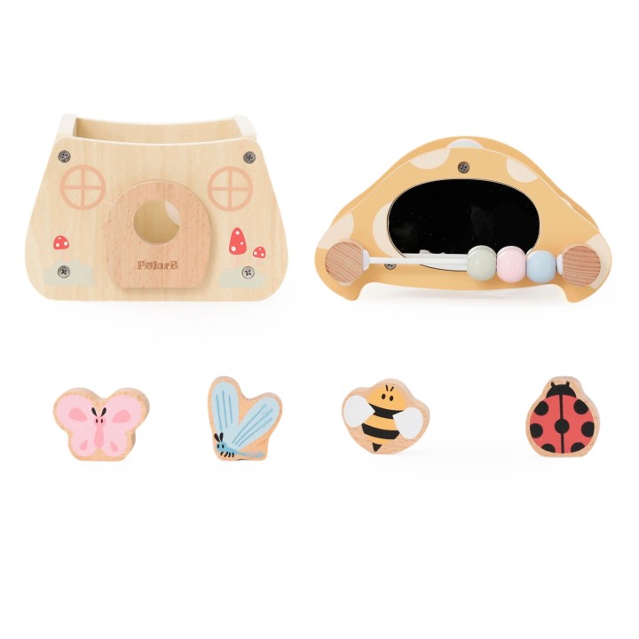 VIGA PolarB Wooden Activity Mushroom for Children 18m+