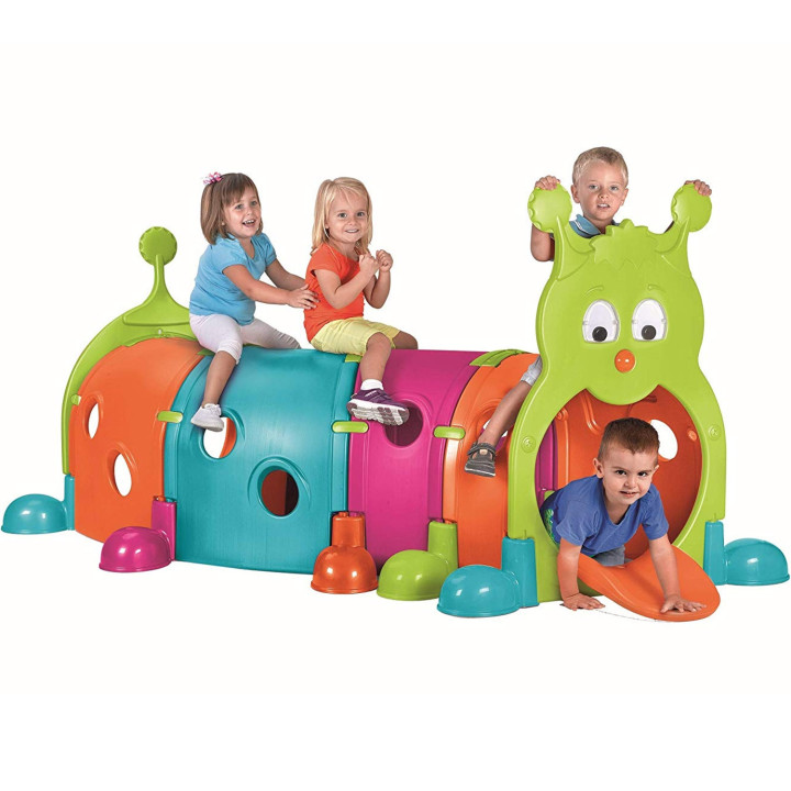 FEBER Large Children's Tunnel Caterpillar XXL Modular Playground