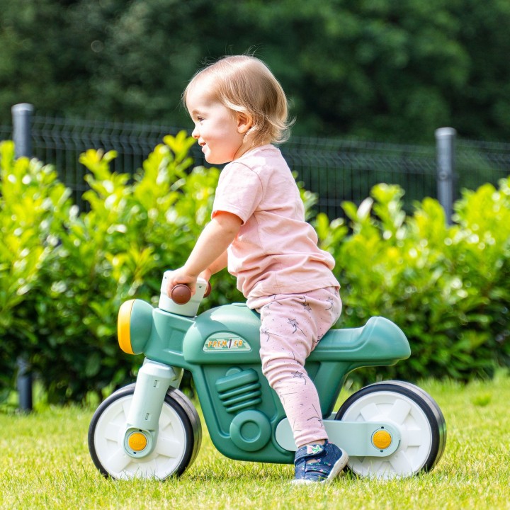 FALK Ride-on Ride-on Quiet Wheels Motor Prem1er Retro Green 12+