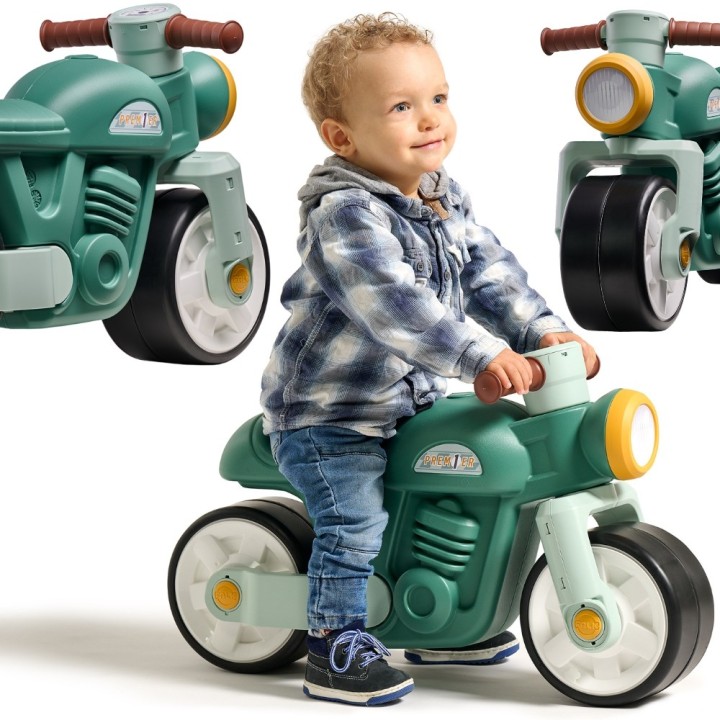 FALK Ride-on Ride-on Quiet Wheels Motor Prem1er Retro Green 12+