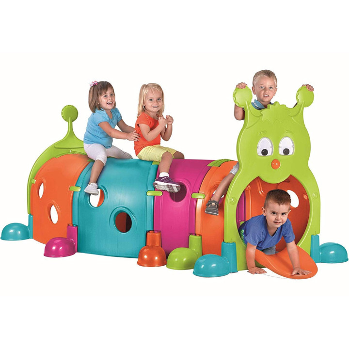 FEBER Large Children's Tunnel Caterpillar XXL Modular Playground