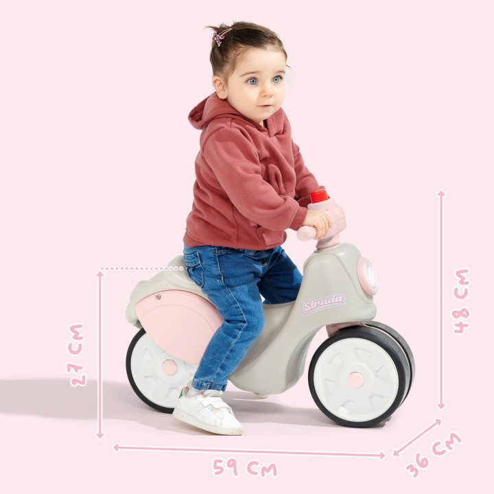 FALK Jeździk Scooter Strada Retro dla Dziewczynki od 1 Roku