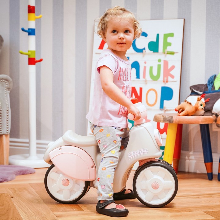 FALK Scooter Strada Retro Ride-on for Girls from 1 Year