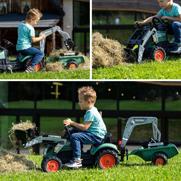 FALK Farm Lander Backhoe Loader Tractor 2-5 years - Toy