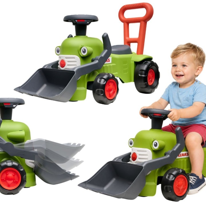 FALK Ride-on Tractor with Trailer and Bucket - Toy for Children