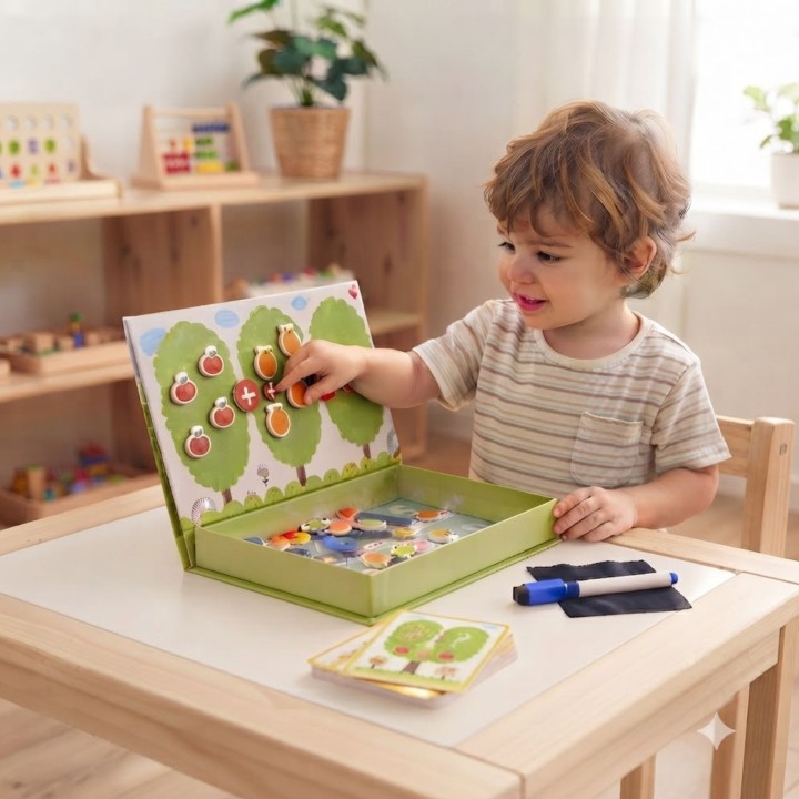 Tooky Toy Magnetic Math Learning Box - Educational Toy
