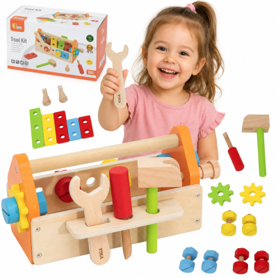 Viga Tool Box - Wooden Tool Set