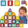 WOOPIE Magnetic Construction Blocks 3D Educational Set Castle 100pcs.