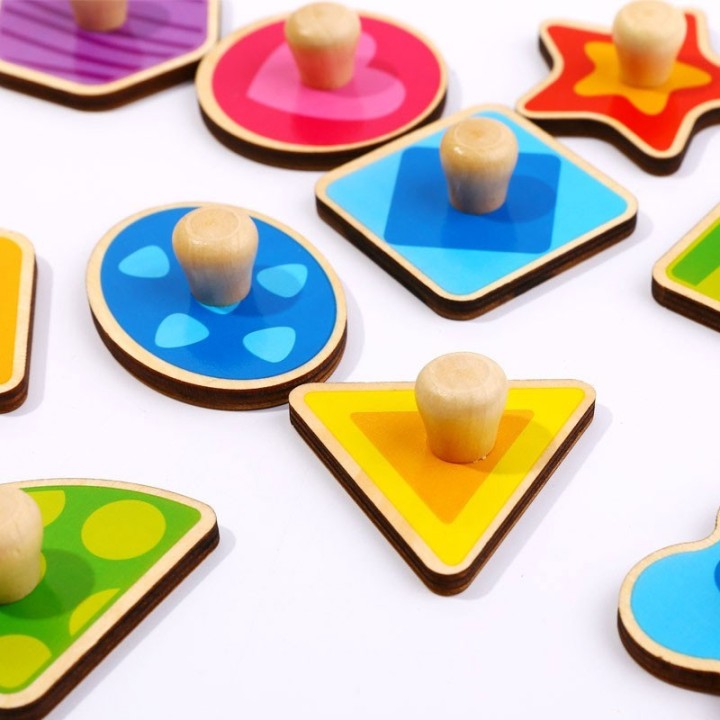 Shape sorter puzzle 15 pieces TOOKY TOY - Educational toy