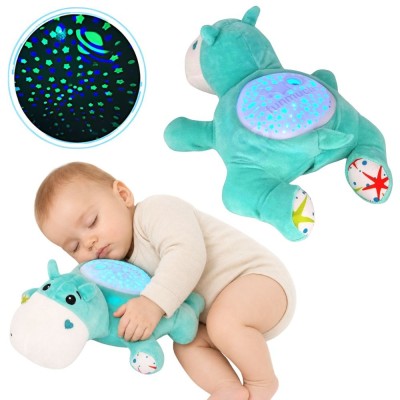 WOOPIE BABY 2-in-1 Hippo Projector Cuddly Toy - Sleep Aid