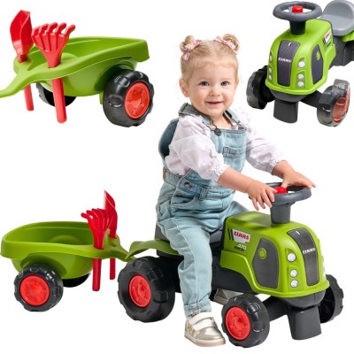 Claas 470 Arion Ride-on Rider Green with Trailer and Sand Kit