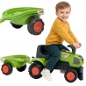 FALK Baby Claas Axos 310 Green Tractor with Trailer from 1 year
