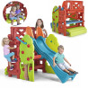 FEBER Playground with Slide and Wood House Table