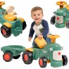 FALK Baby Maurice Green Vintage Tractor with Trailer for ages 1-3