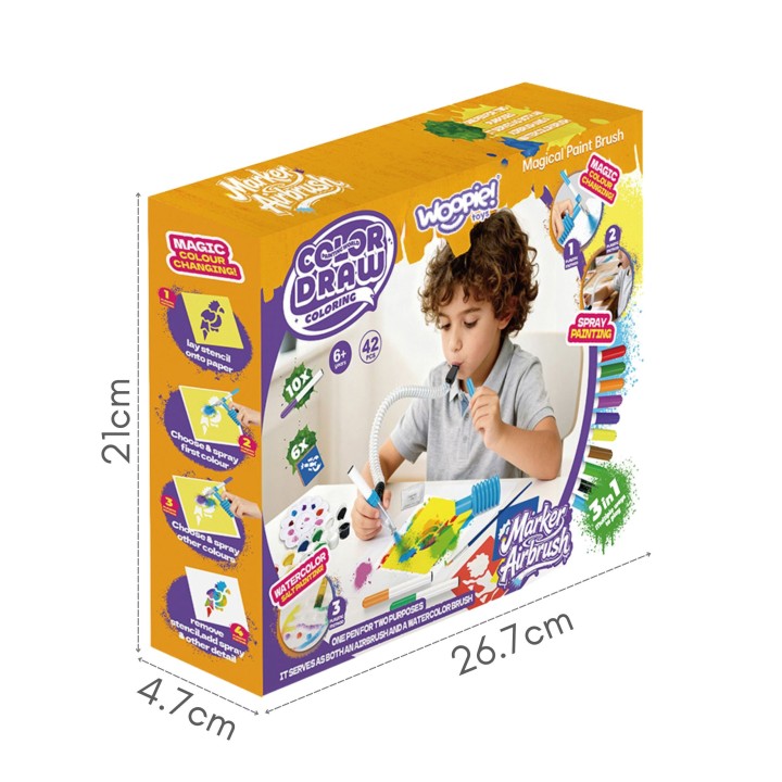 WOOPIE creative painting and crafting set 3 in 1 42 pcs.
