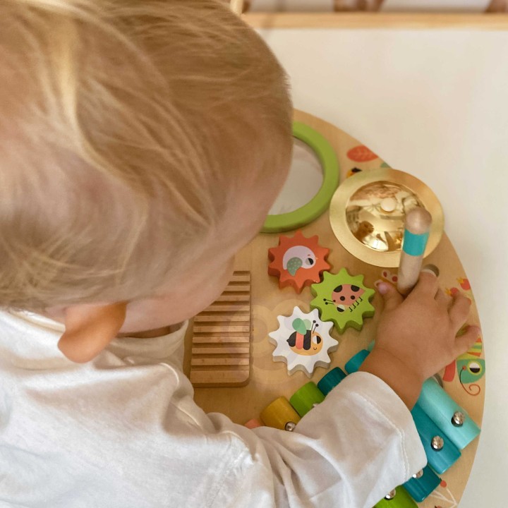 Wielofunkcyjne Centrum Muzyczne Tooky Toy - Zabawka Drewniana