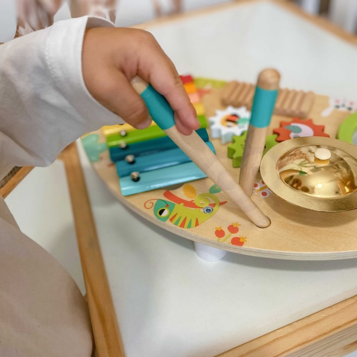 Wielofunkcyjne Centrum Muzyczne Tooky Toy - Zabawka Drewniana