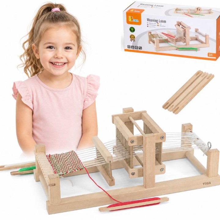 VIGA Wooden Weaving Loom - Weaving Workshop