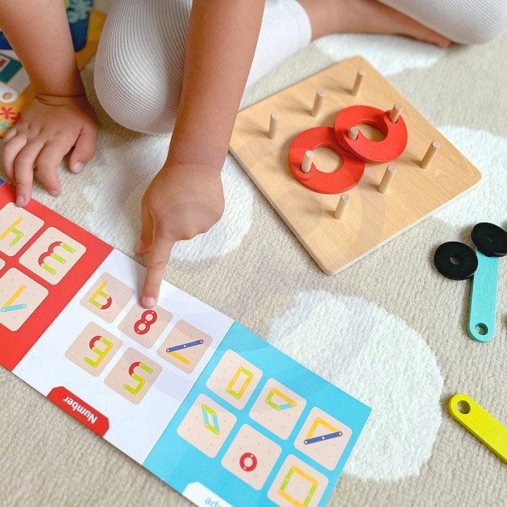 Wooden Mosaic Puzzle Tooky Toy - SEO Educational Toy