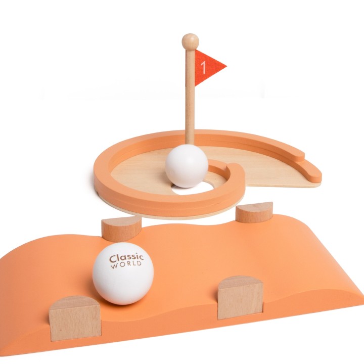 CLASSIC WORLD Wooden Obstacle Golf Set