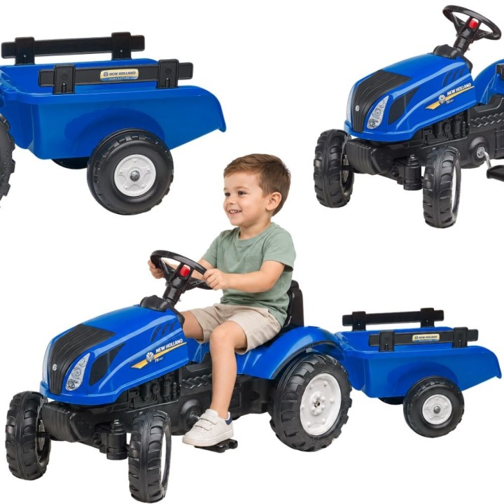 Traktor FALK New Holland z Przyczepą i Maską 2-5 lat